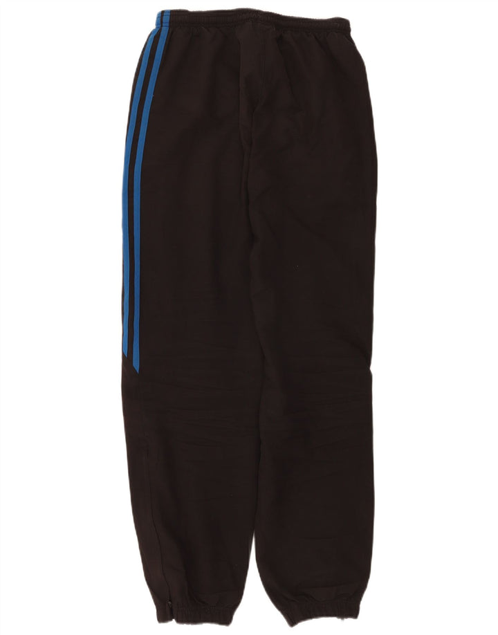 Adidas Boys Tracksuit Trousers Joggers 12-13 Years Black Polyester