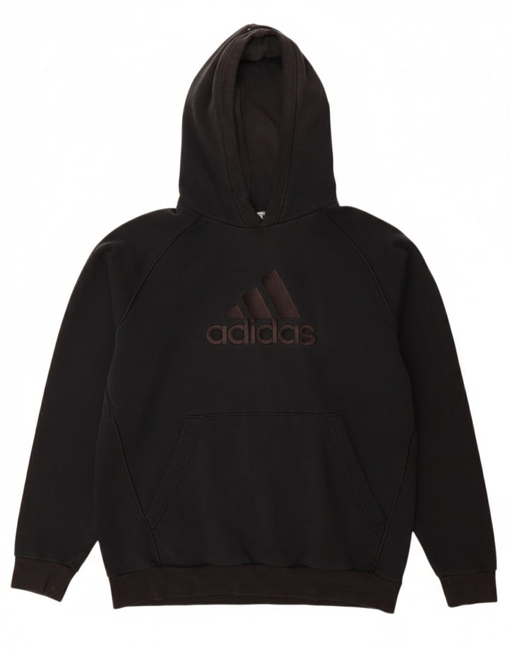 ADIDAS Boys Graphic Hoodie Jumper 15-16 ετών Μαύρο