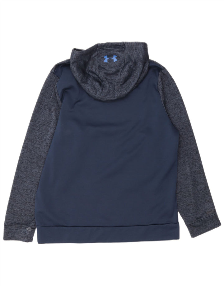Under Armour Ανδρικό Cold Gear Hoodie Jumper Medium Navy Blue Flecked