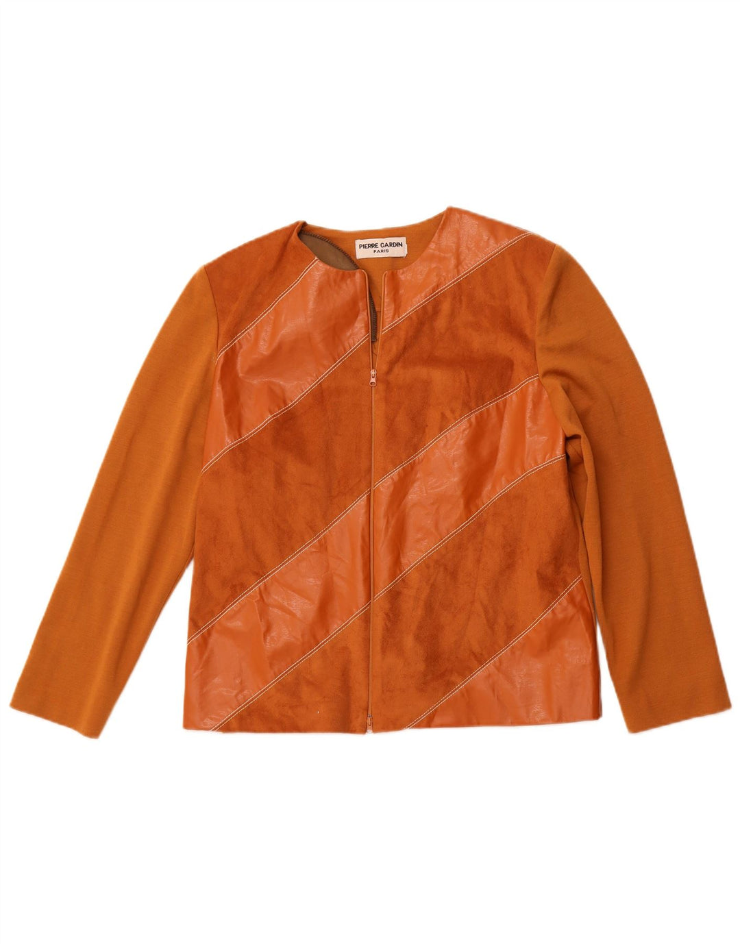 PIERRE CARDIN Γυναικείο πουλόβερ ζακέτα UK 14 Μεσαίο καφέ μαλλί συνονθύλευμα