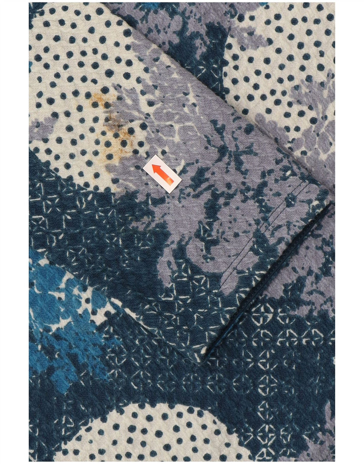 White Stuff Γυναικείο Φόρεμα 3/4 Sleeve Shift UK 12 Medium Navy Blue Floral