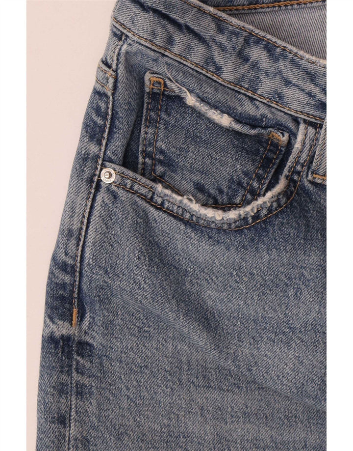 Zara Γυναικείο Straight Jeans EU 38 Small W28 L28 Blue