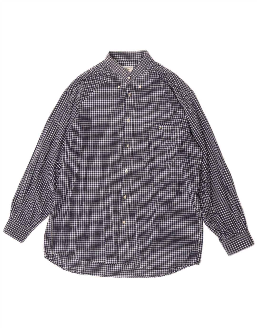 Ανδρικό πουκάμισο Lacoste 41 Large Navy Blue Gingham