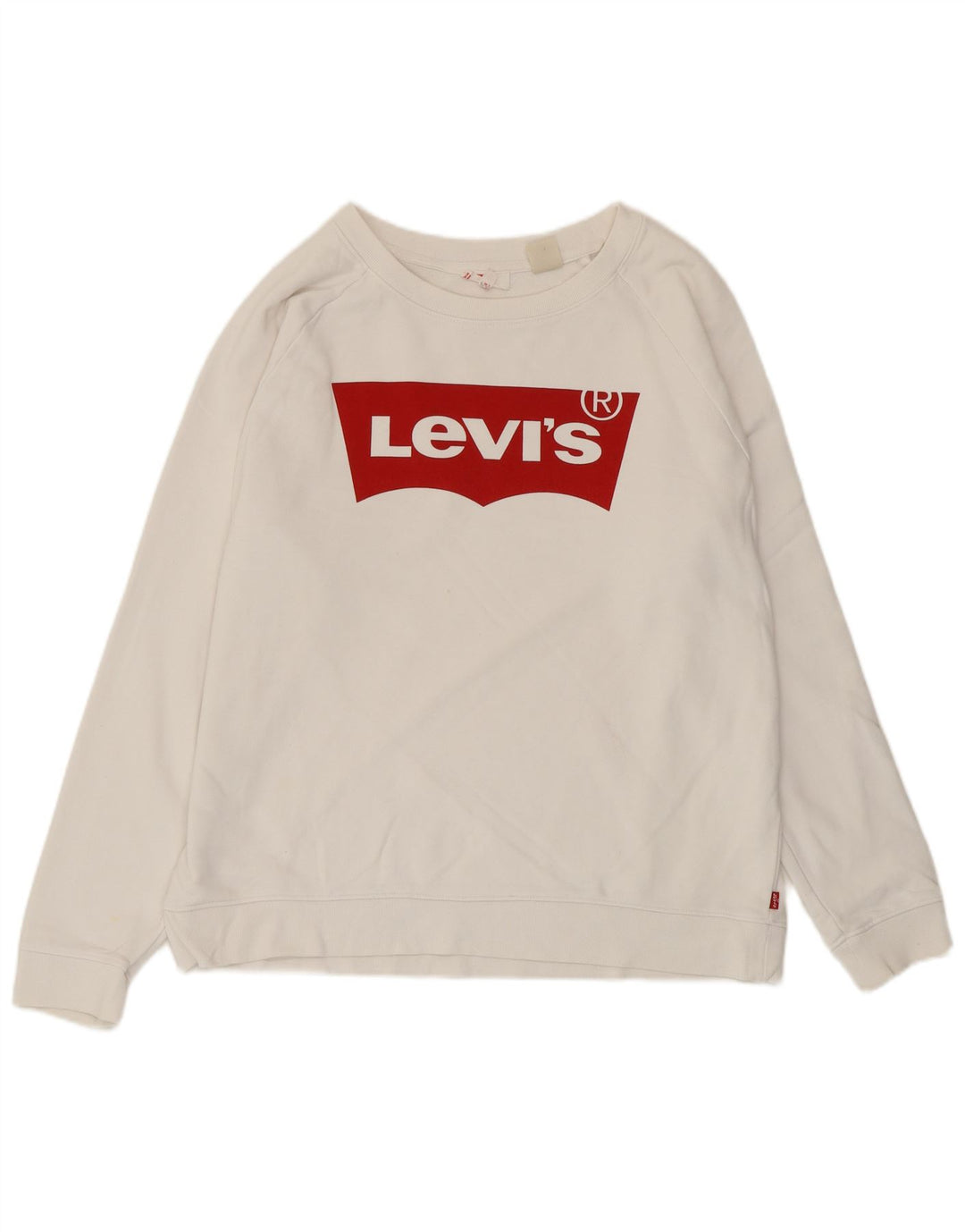 Γυναικείο γραφικό φούτερ Levi's Jumper UK 14 Medium White