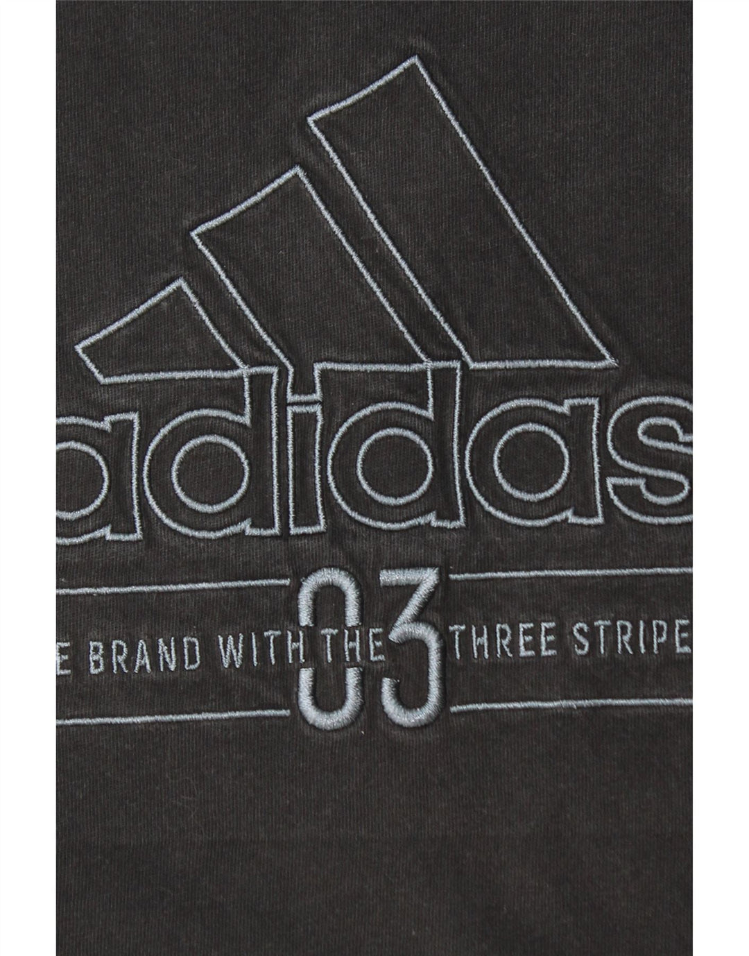 Ανδρικό γραφικό μπλουζάκι ADIDAS Top Large Μαύρο