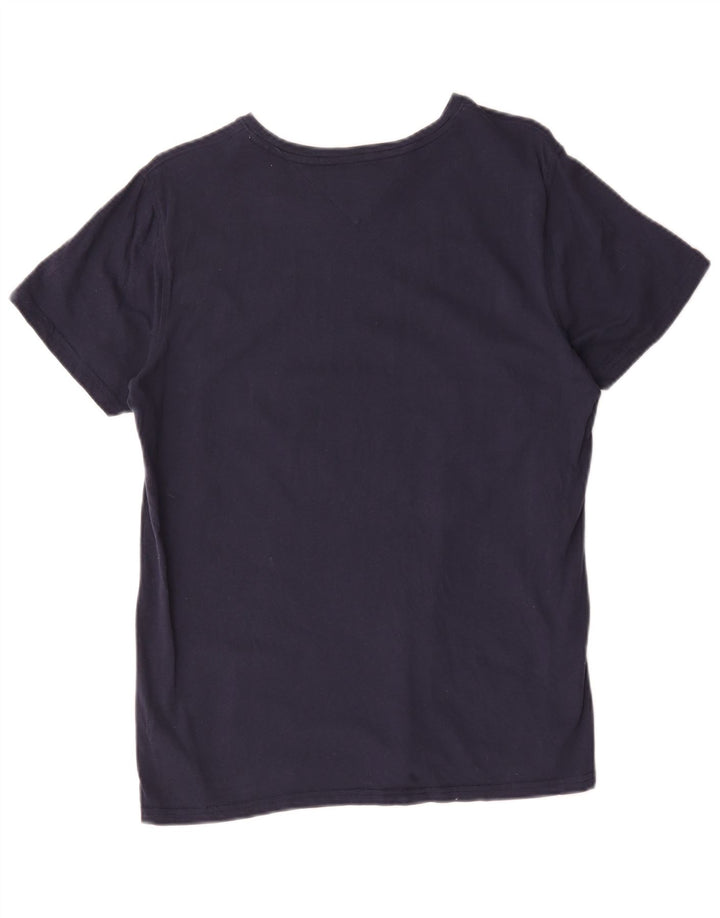 Ανδρικό T-Shirt Tommy Hilfiger Τοπ μεσαίου μπλε βαμβακερό
