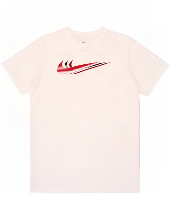 Μπλουζάκι Nike Boys Graphic T-shirt 10-11 ετών, μεσαίο λευκό βαμβακερό