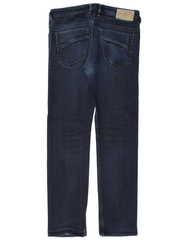 Diesel Mens Slim Jeans W32 L32 Navy Blue Cotton