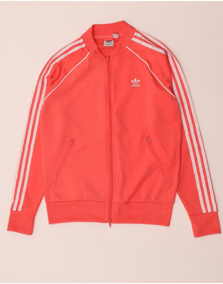 Γυναικεία αθλητική φόρμα Adidas Top Jacket UK 14 Large Pink Polyester