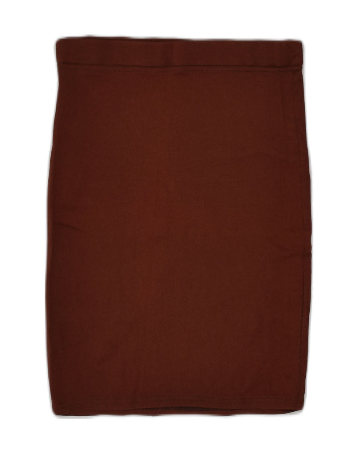 VINTAGE Womens Straight Skirt W25 XS Brown Acetate | Vintage Vintage | Thrift | Second-Hand Vintage | Used Clothing | Messina Hembry 