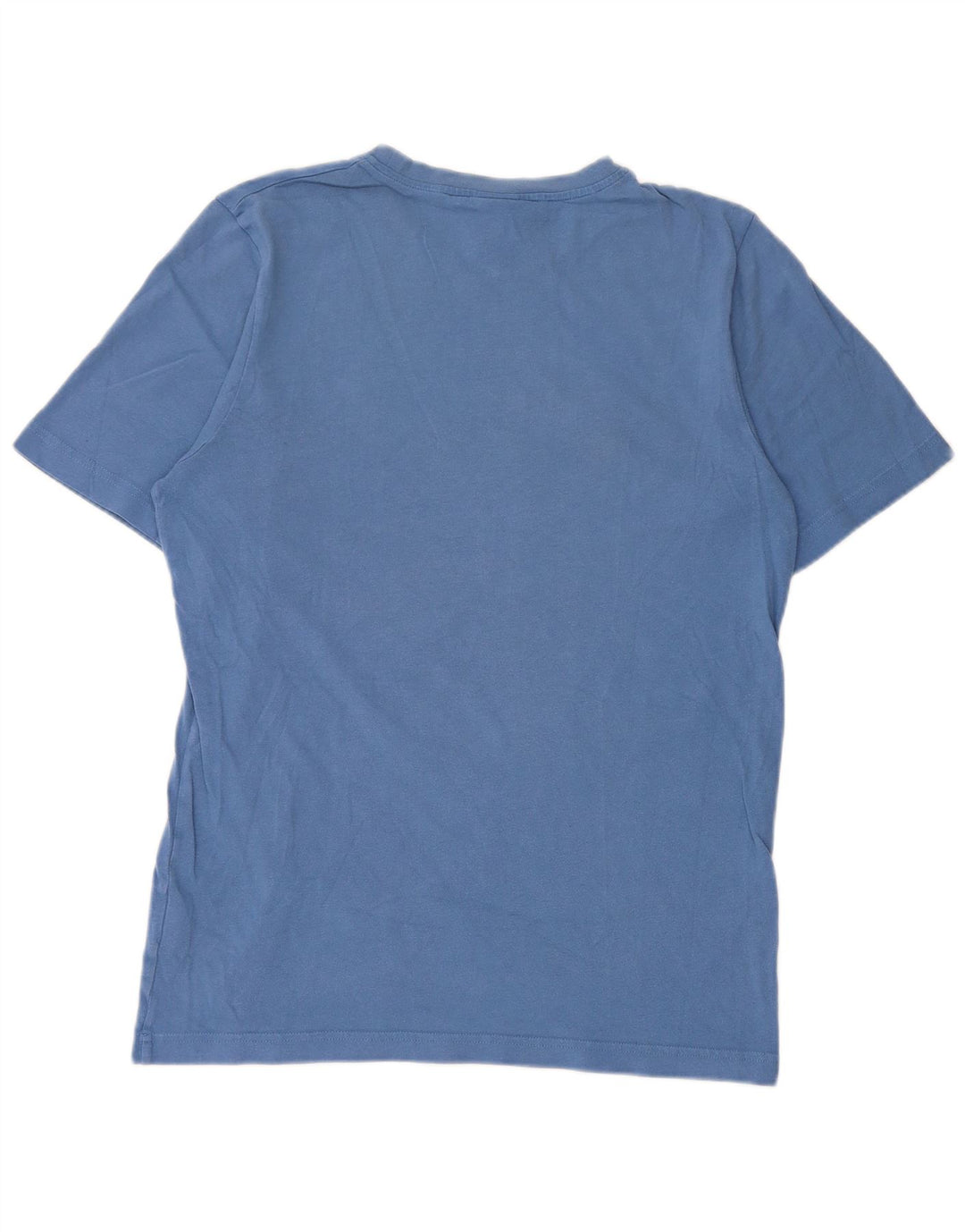 Ανδρικό T-Shirt Nike τοπ UK 39/41 μεσαίο μπλε βαμβακερό
