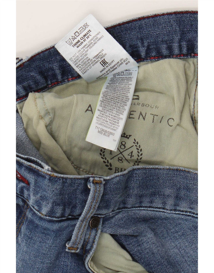 Ανδρικό τζιν ίσιο Marks & Spencer W40 L29 Μπλε βαμβακερό