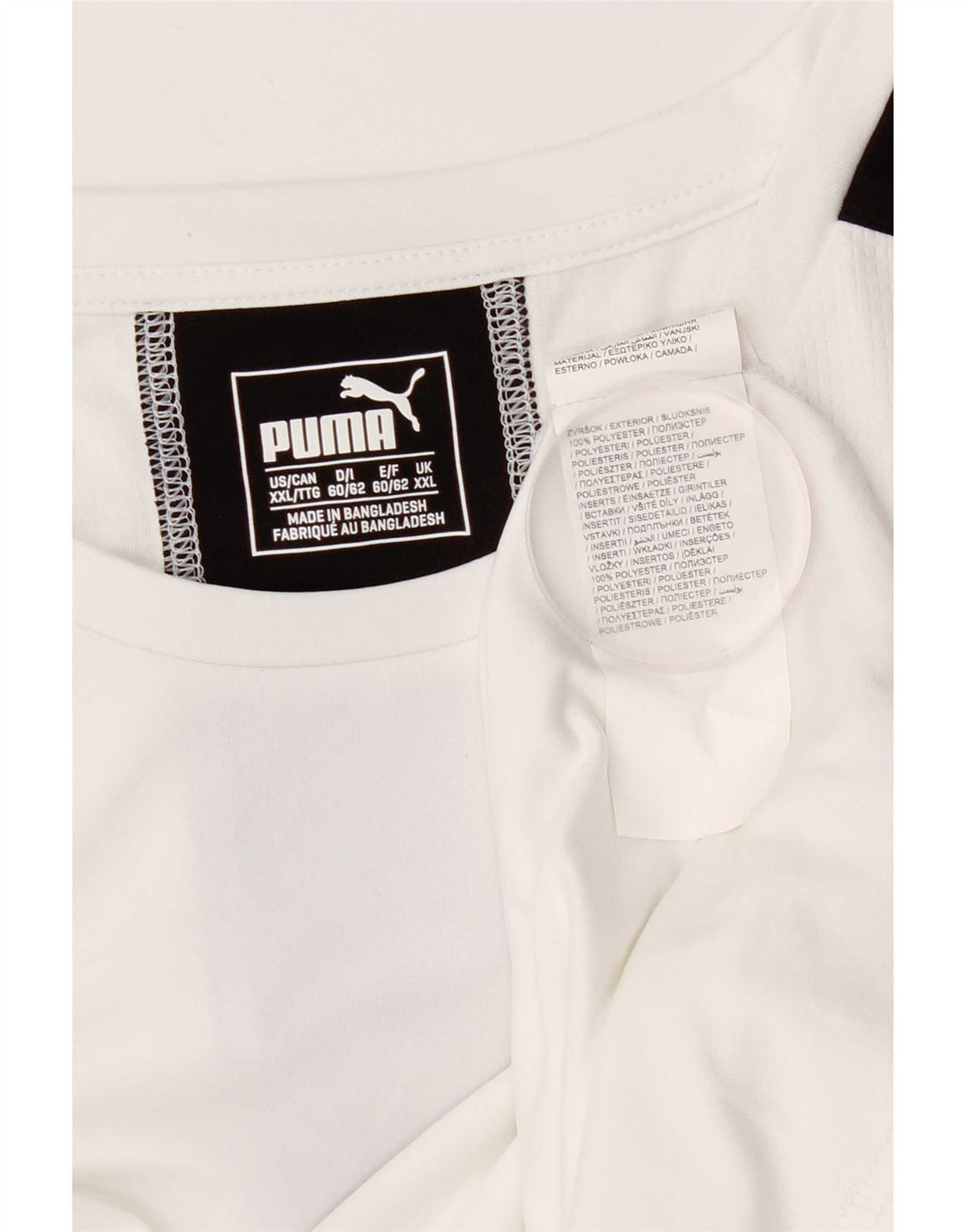 Ανδρικό T-Shirt PUMA Top 2XL Λευκό Πολυεστέρας