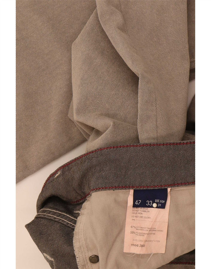 Ανδρικό τζιν Trussardi ίσιο W31 L33 Γκρι βαμβακερό