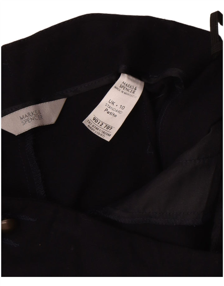 Marks & Spencer Γυναικεία βερμούδα UK 10 Small W30 Navy Blue Polyester