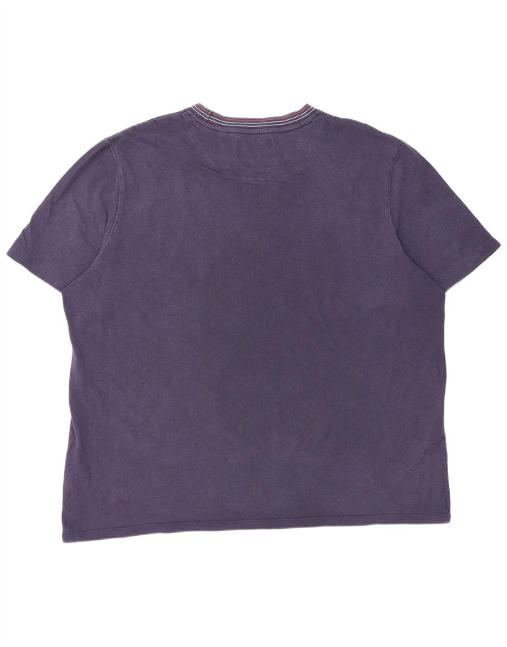 Lyle & Scott Ανδρικό T-Shirt Top 2XL Navy Blue Cotton