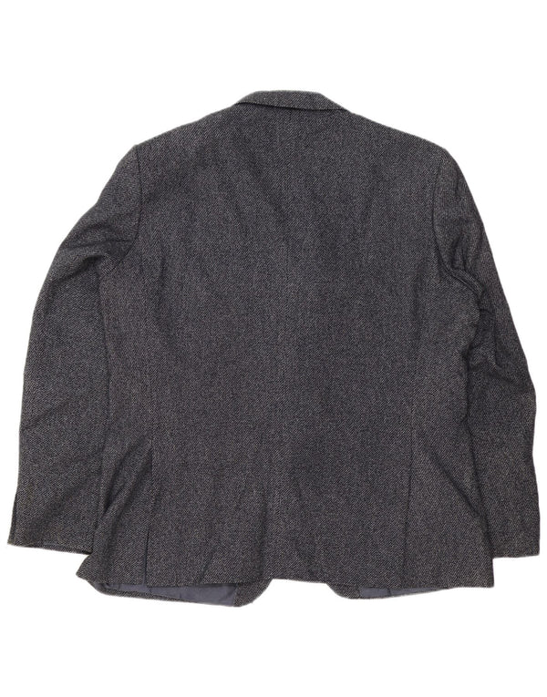 Marks & Spencer Ανδρικό μπουφάν blazer UK 46 XL Navy Blue Wool