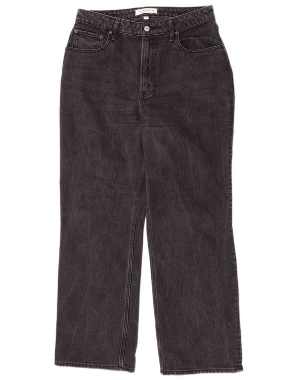 Abercrombie & Fitch Γυναικείο ψηλόμεσο τζιν US 10 Large W30 L30 Γκρι