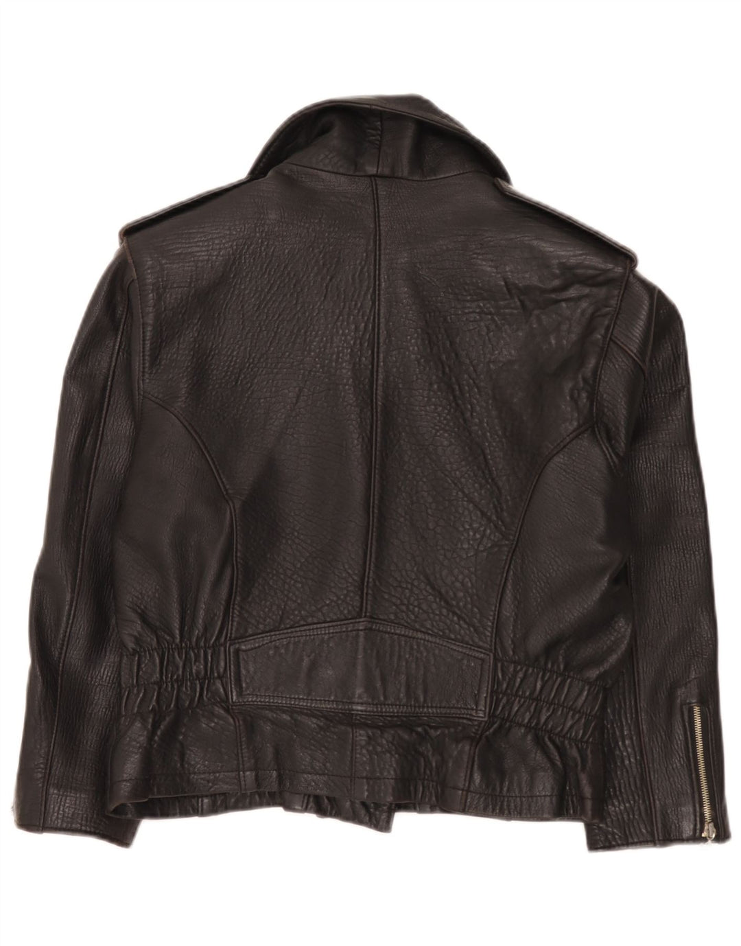 Chevignon Γυναικείο Δερμάτινο Μπουφάν Biker UK 14 Μεσαίο Μαύρο