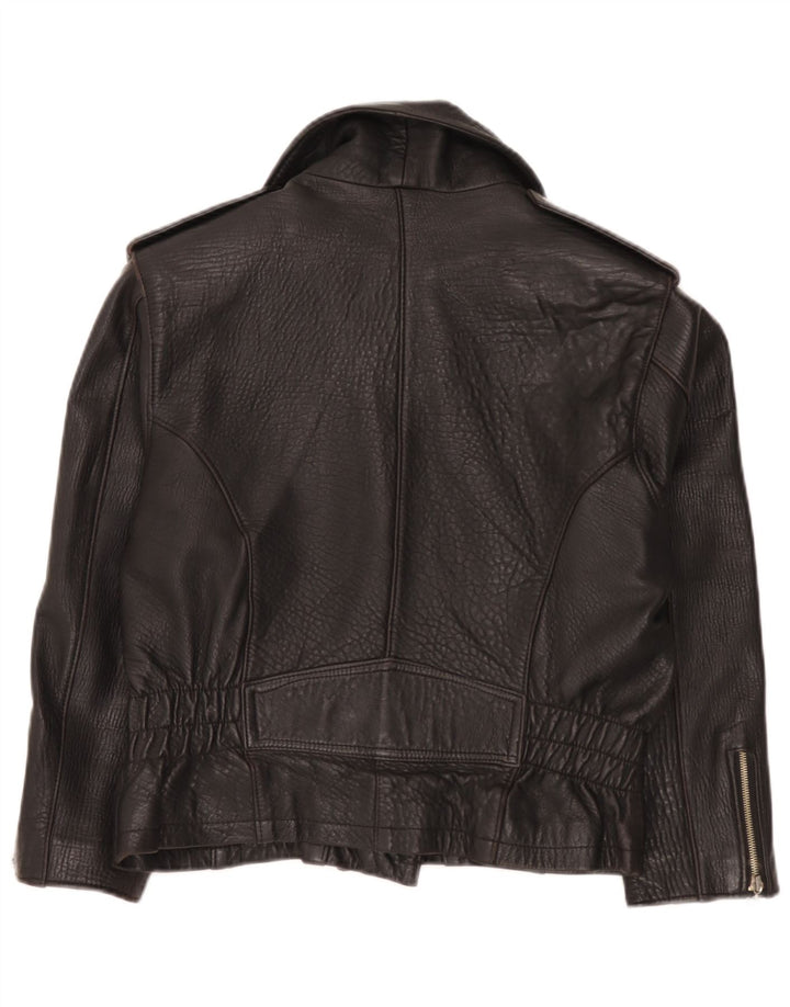 Chevignon Γυναικείο Δερμάτινο Μπουφάν Biker UK 14 Μεσαίο Μαύρο