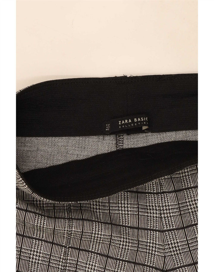Zara Γυναικεία Κολάν UK 14 Medium Black Houndstooth
