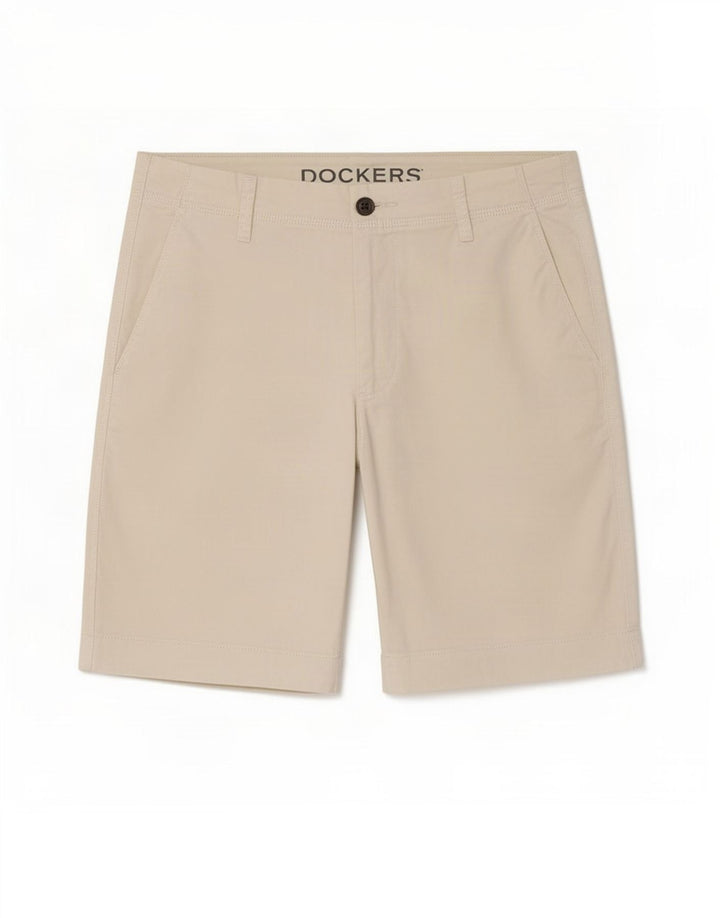 Dockers Ανδρικό σορτς Chino Μεσαίο W30 Λευκό βαμβακερό