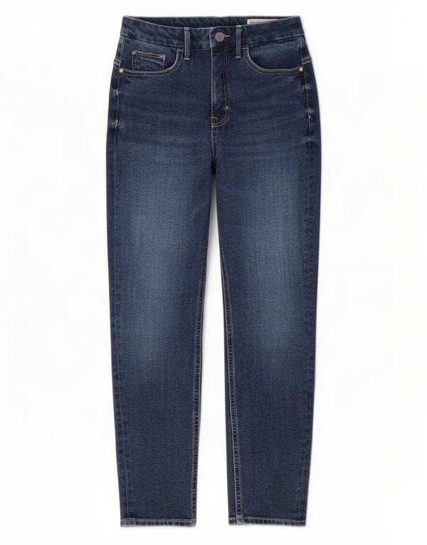 Marks & Spencer Womens The Magic Straight Jeans UK 10 Small W28 L22 Blue