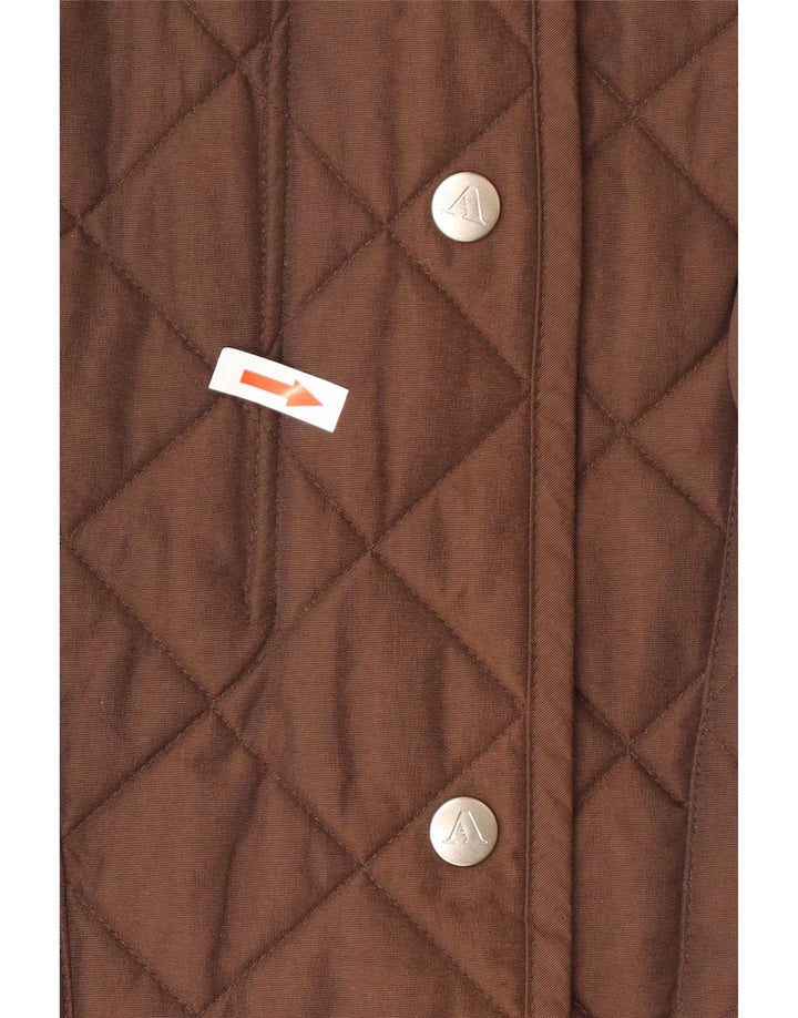 Γυναικείο καπιτονέ μπουφάν Aquascutum UK 16 Large Brown Nylon