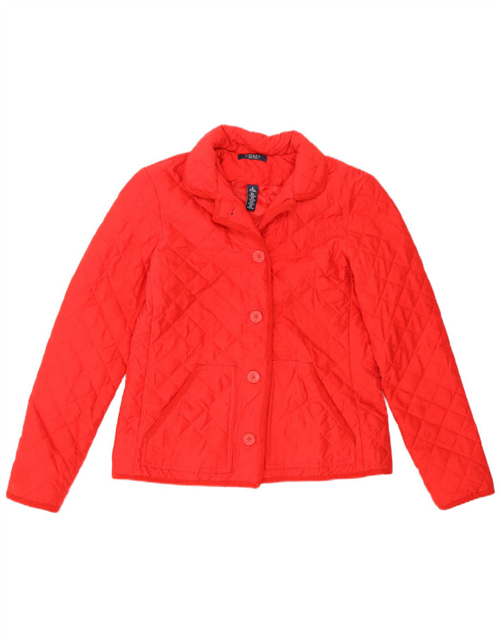 Chaps Γυναικείο καπιτονέ μπουφάν UK 10 Small Red Polyester