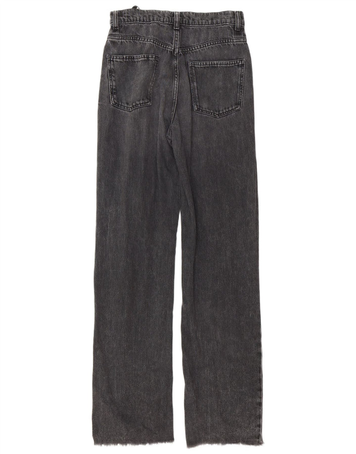 Zara Γυναικείο Ίσιο Τζιν EU 36 Small W26 L33 Γκρι Βαμβακερό