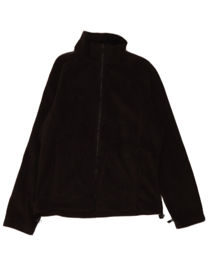 Columbia Γυναικείο Fleece Jacket UK 14 Medium Black Polyester Sports