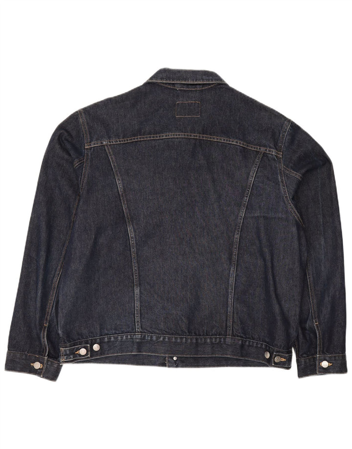 RIFLE Ανδρικό Τζιν Μπουφάν UK 44 2XL Μπλε Βαμβακερό