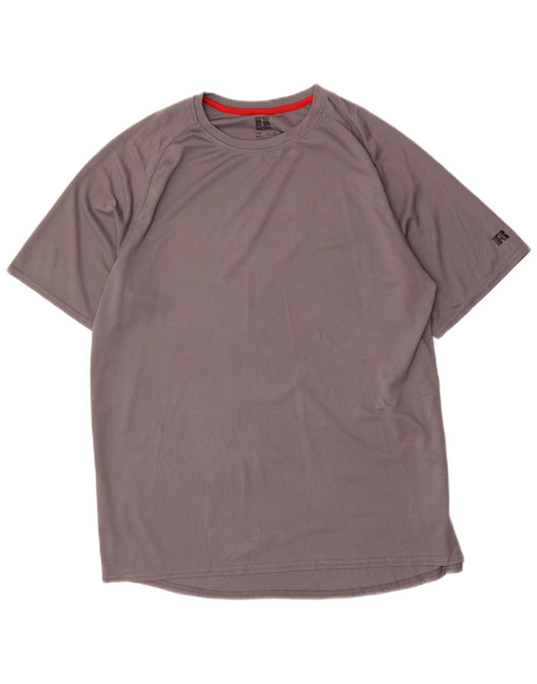 Ανδρικό T-Shirt RUSSELL ATHLETIC Top XL Grey Polyester