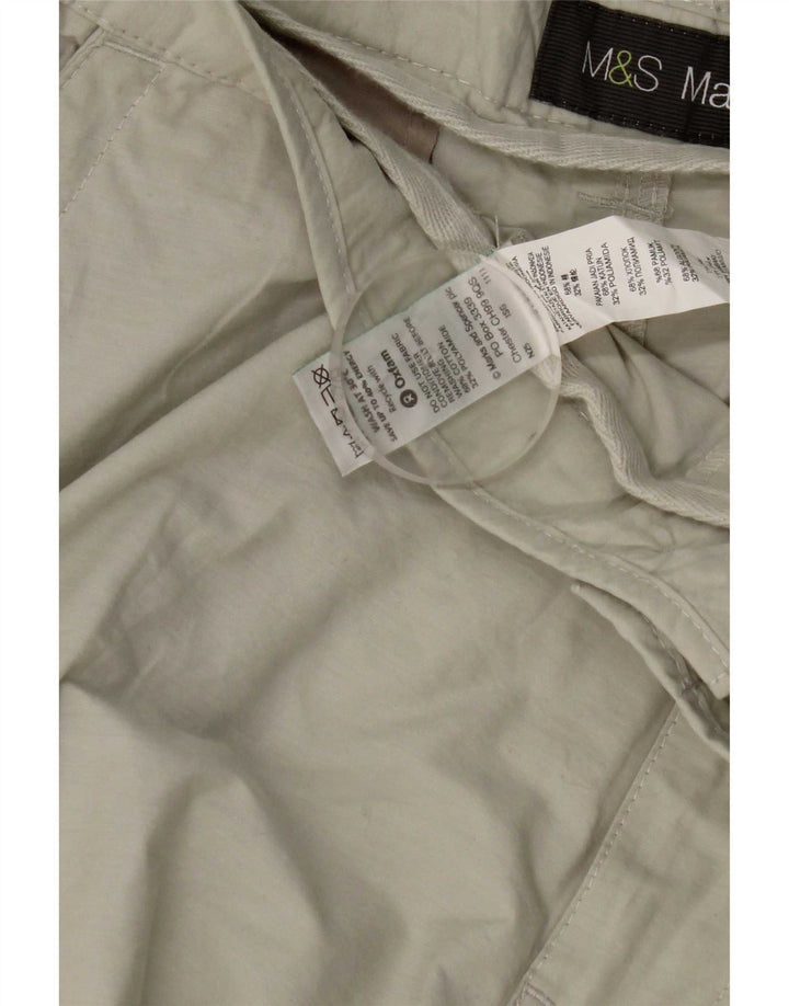 Ανδρικό σορτς βερμούδα Marks & Spencer Cargo W38 XL Μπεζ βαμβακερό