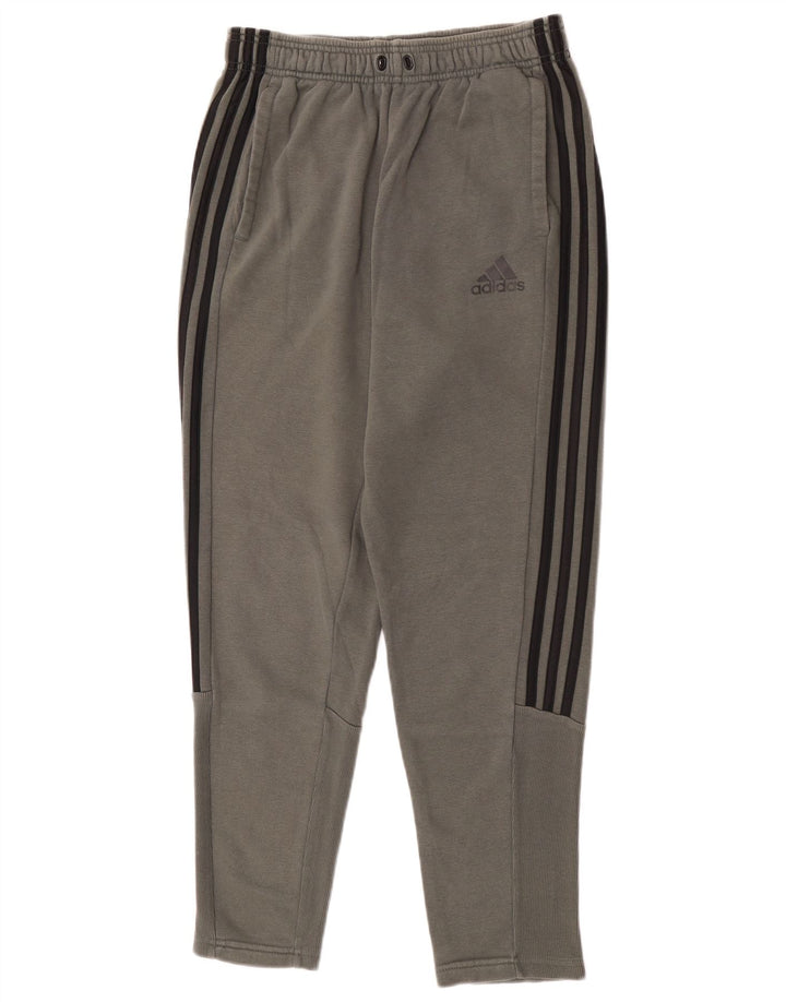 Ανδρική αθλητική φόρμα Adidas, μεσαίο γκρι βαμβακερό