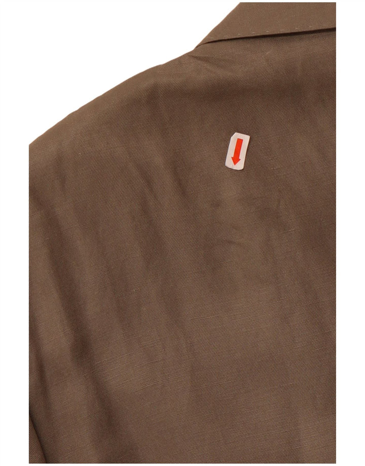 Marks & Spencer Ανδρικό σακάκι Blazer 2 κουμπιών UK 38 Medium Khaki Silk