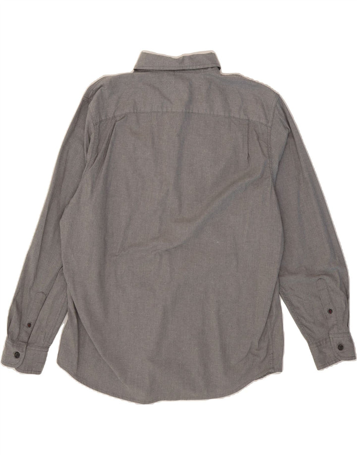 WRANGLER Mens Shirt Large Grey Cotton Vintage Wrangler and Second-Hand Wrangler from Messina Hembry 