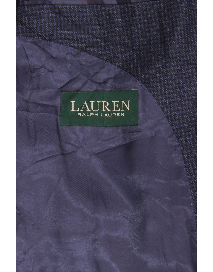 Ralph Lauren Ανδρικό σακάκι με 2 κουμπιά σακάκι UK 38 Medium Navy Blue Houndstooth