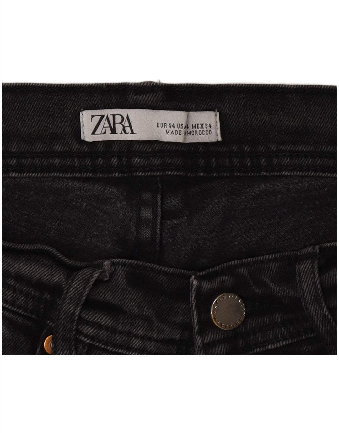 Zara Ανδρικό Slim Jeans EU 44 Large W34 L30 Γκρι βαμβακερό