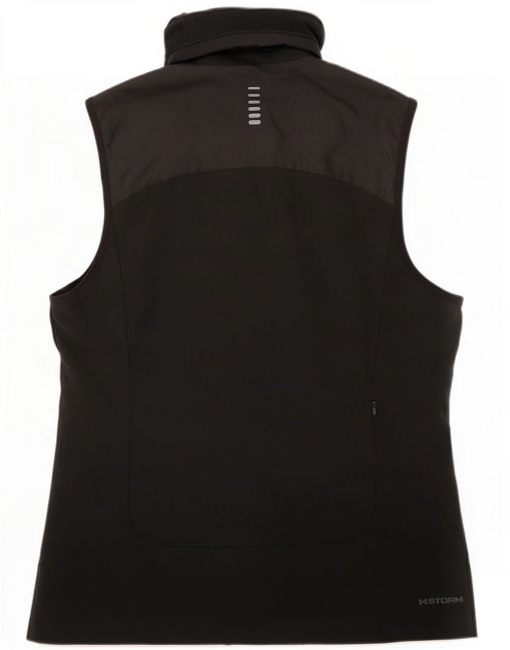 Under Armour Γυναικείο Γιλέκο Κρύου Γραναζιού Τοπ UK 14 Μεσαίου Μαύρου Πολυεστέρα