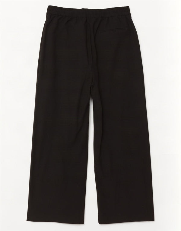 Marks & Spencer Γυναικείο φαρδύ παντελόνι casual UK 18 XL W36 L29 μαύρο