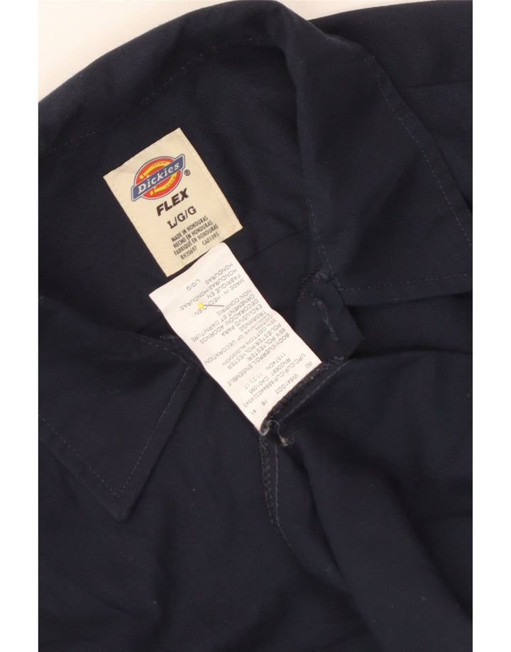 Ανδρικό πουκάμισο Dickies Flex Large Navy Blue Polyester