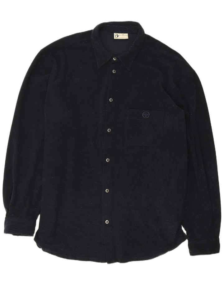 Sergio Tacchini Ανδρικό πουκάμισο 2XL Navy Blue Polyester