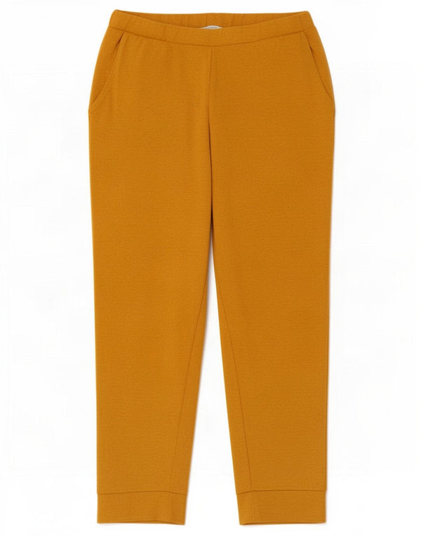 Zara Γυναικεία φόρμα παντελόνι Joggers UK 14 Medium Yellow Cotton