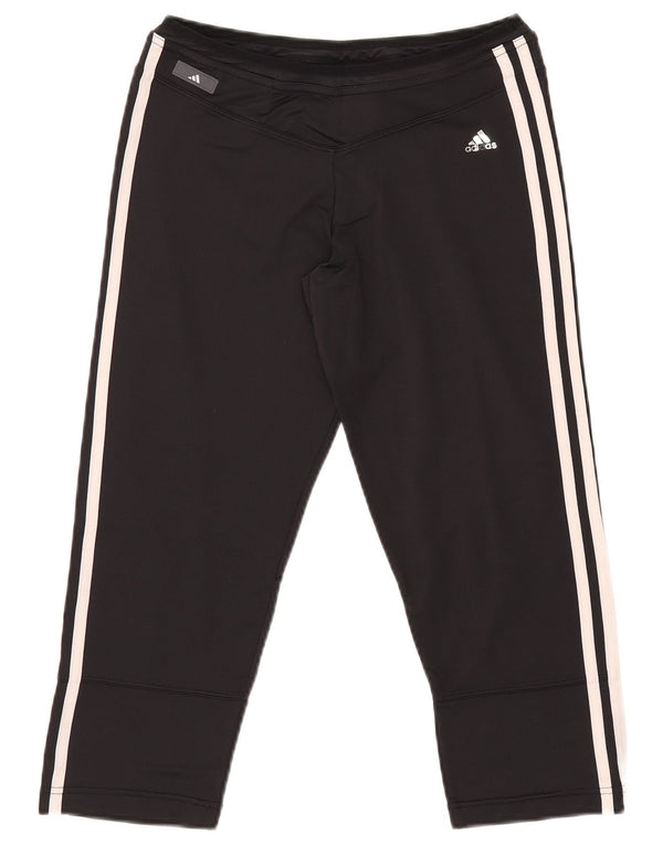 ADIDAS Γυναικεία Clima 365 Capri Tracksuit Παντελόνια UK 16 Large Black Nylon