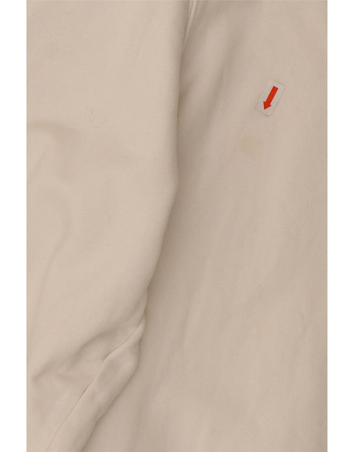 LACOSTE Ανδρικό Φούτερ Jumper Size 6 XL Λευκό βαμβακερό