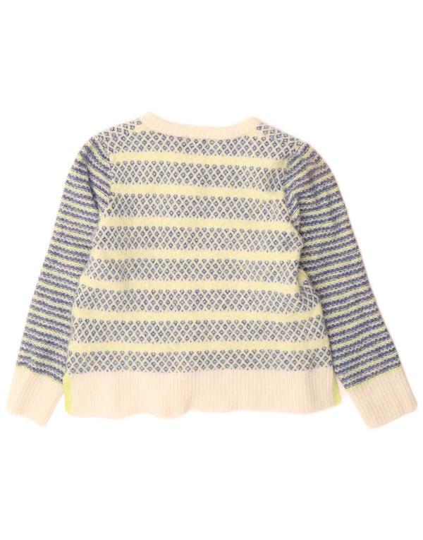 White Stuff Γυναικείο πουλόβερ με V λαιμόκοψη UK 12 Medium πολύχρωμο