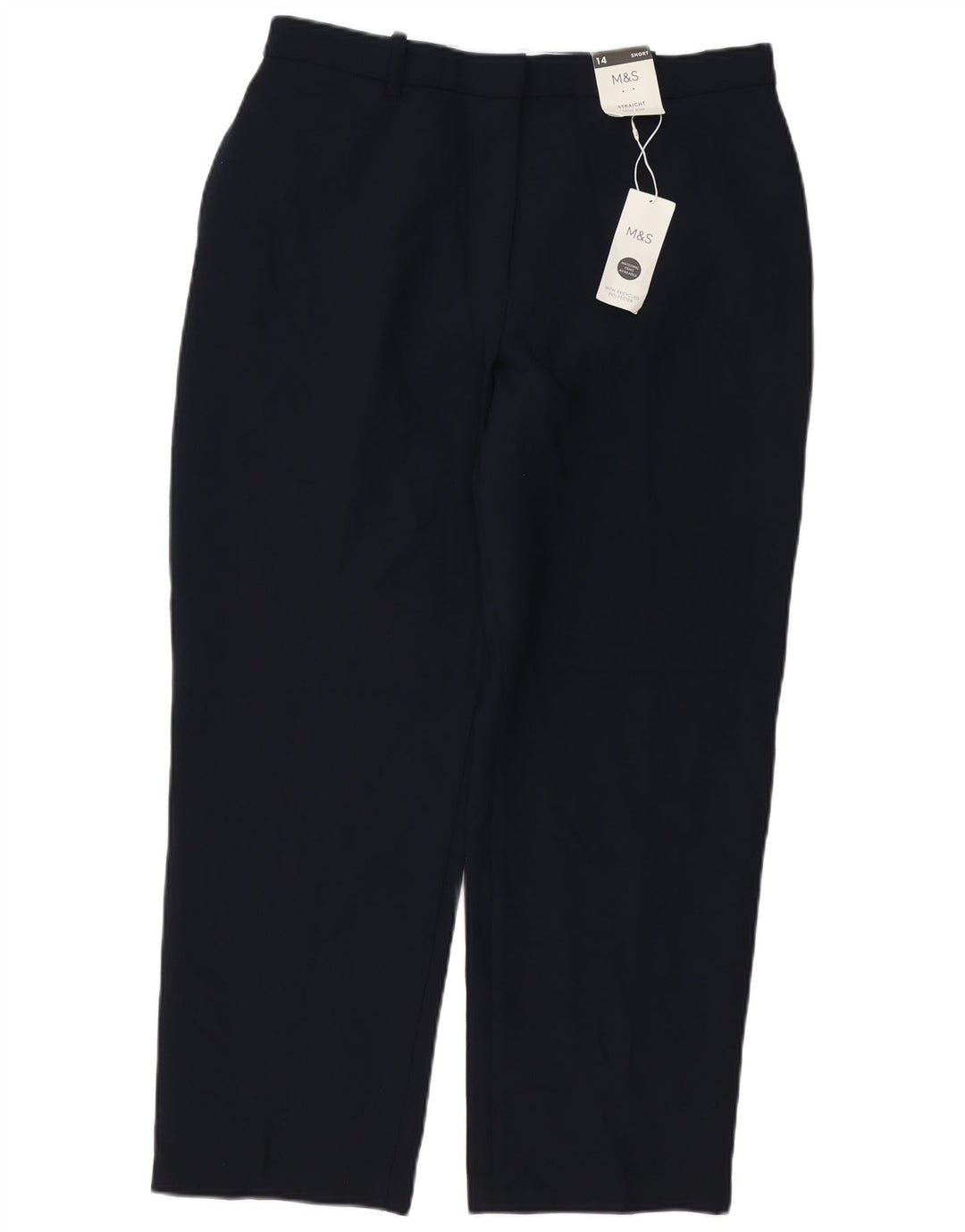 MARKS & SPENCER Γυναικείο παντελόνι Chino UK 14 Large W34 L27 Navy Blue