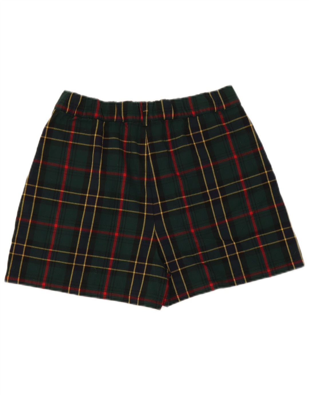 Nice & Chic Γυναικείο Σορτς Chino Μεγάλο W32 Green Check Polyester