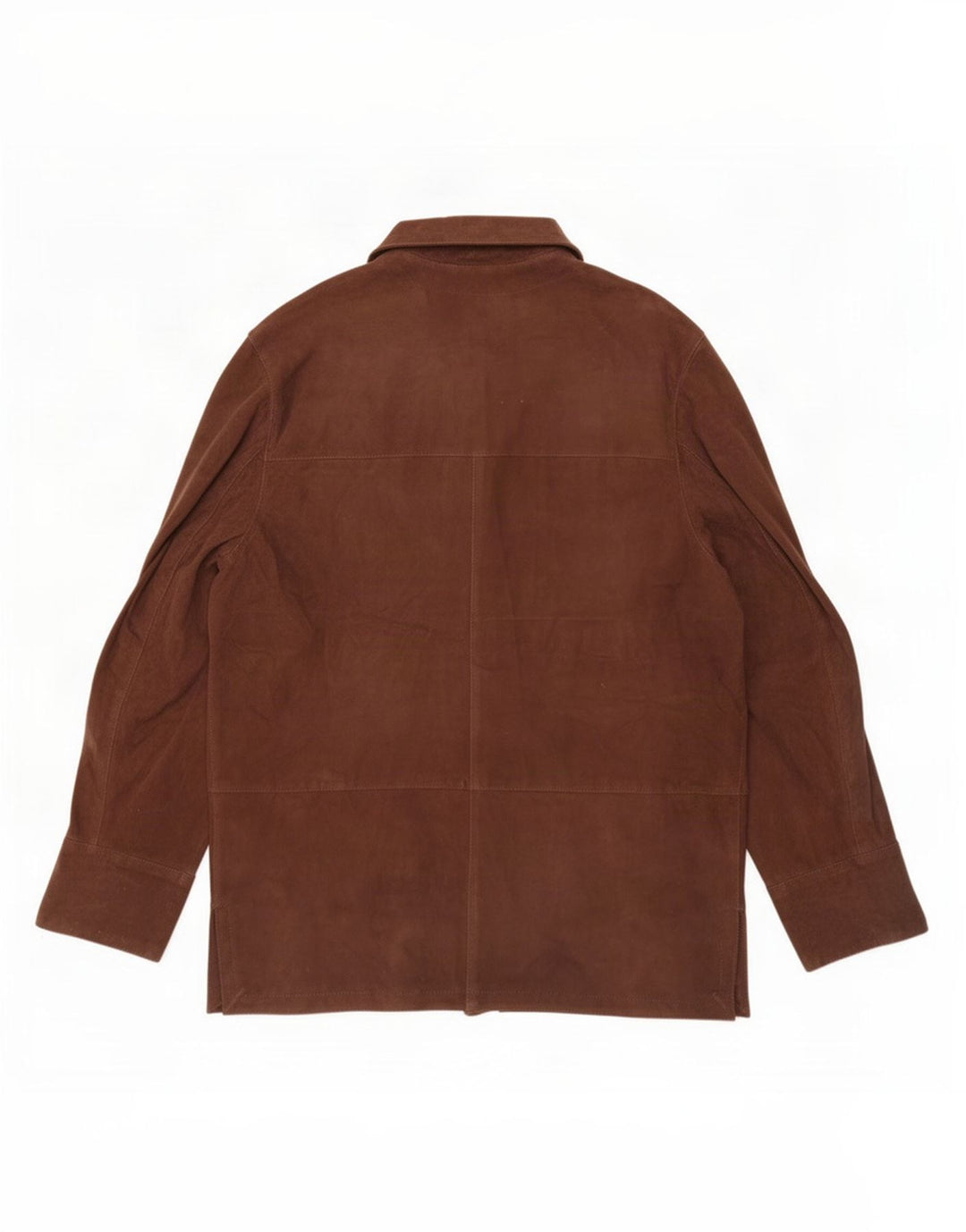 Vintage Γυναικείο Suede Jacket IT 48 XL Καφέ Δερμάτινο